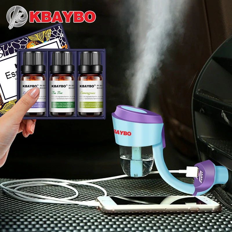 

Mini Portable Humidifier Car Aroma Diffuser Ultrasonic Humidifier Air Diffusers With Negative Ions Particles Rechargeable Use