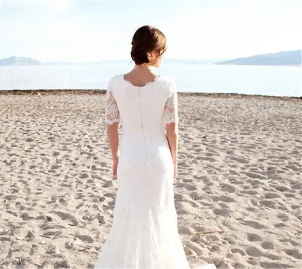 2015-modest-short-sleeves-wedding-dresses-with-pearls-for-beach-garden-elegant-brides-hot-sale-cheap-lace-mermaid-bridal-gowns-vestidos-new (1)