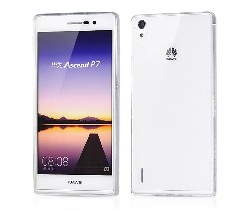 

For Huawei Honor Nova Transparent Silicone Cover For Huawei Y635 P7 Mate 8 Honor 6 3C 5X V8 7i Clear Silicone Back Case