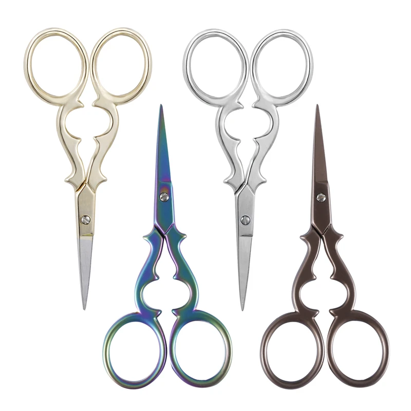 

Cross Stitch Retro Classic Vintage Scissors Antique Fine Sewing Embroidery Scissors Tailor Scissor Handicraft Household Fabric