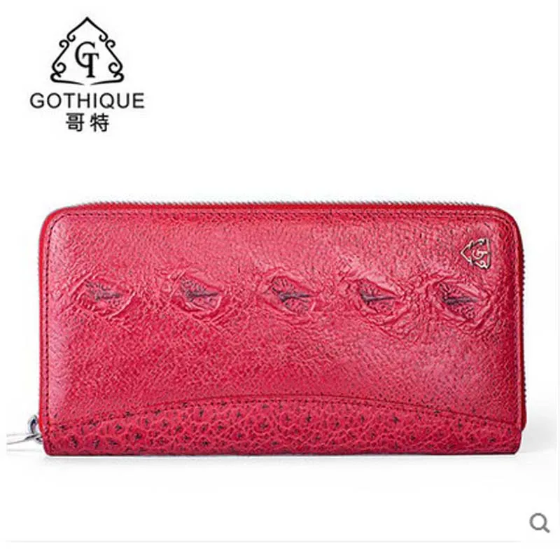 

2019 gete new freeshipping Russian sturgeon skin wallet for women Pre-sale goods within 10 days of payment women clutches
