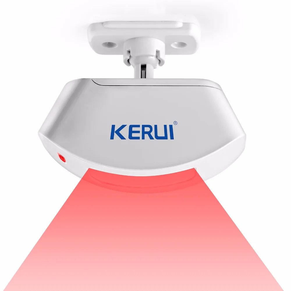 KERUI W18 беспроводная Wi-Fi GSM сигнализация Домашняя безопасность защита от взлома комплект датчик сигнализации со вспышкой сирена 720P IP камера