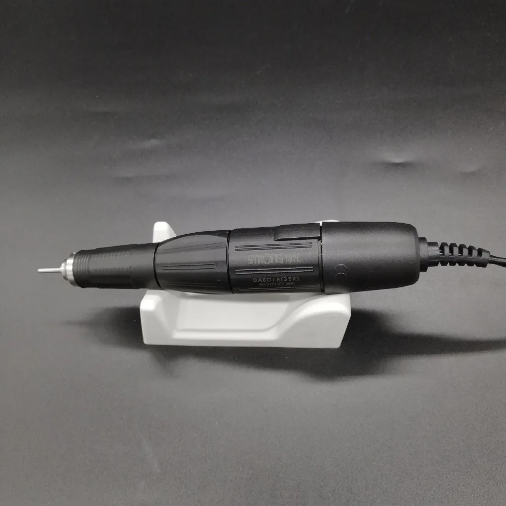 65 Вт черная ручка 35000 об/мин сильный 210 102L-2.35 электрические сверла для ногтей инструмент машина пилка биты для ногтей Скульптура Полировка Оборудование для искусства