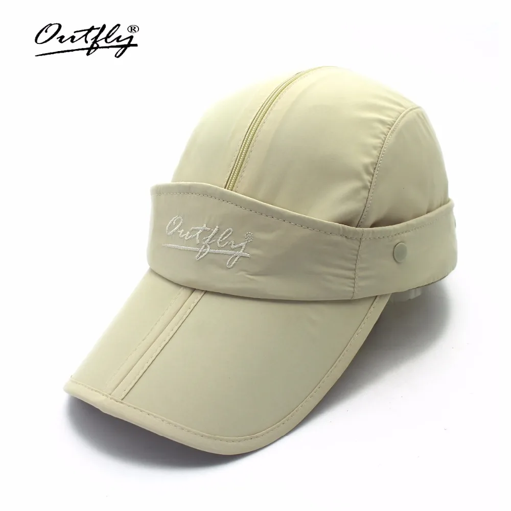 

Outfly can accommodate dual - use empty cap summer solid color multi - functional caps sun hat sun hat cap