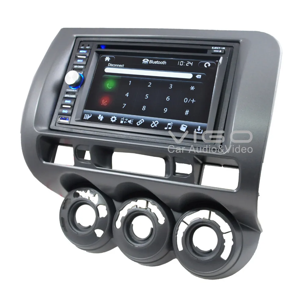 Car Stereo for Honda Fit Jazz GPS Navigation DVD Player Sat Nav Head Unit Multimedia Autoradio Bluetooth Radio Touch Screen-in Car Multimedia Player from ...