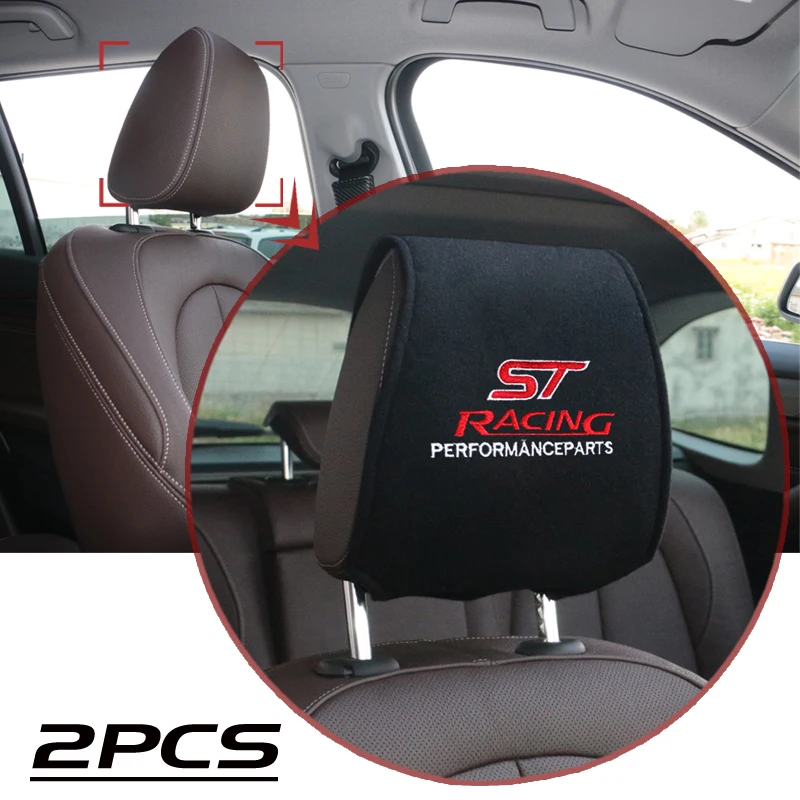 

2pcs Car Head Restraint Auto Headrest Travel Neck Support Holder Automobiles Seat Covers for Ford focus 2 focus 3 Fiesta