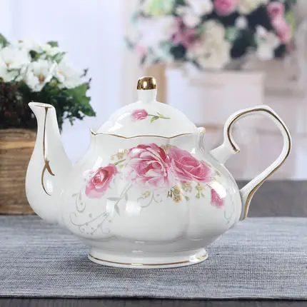 0.5л, 0.8л бельгийский Королевский чайник послеобеденный чай чайник Китайский керамический кофе чайник Европейский стиль Костяной фарфор чайник