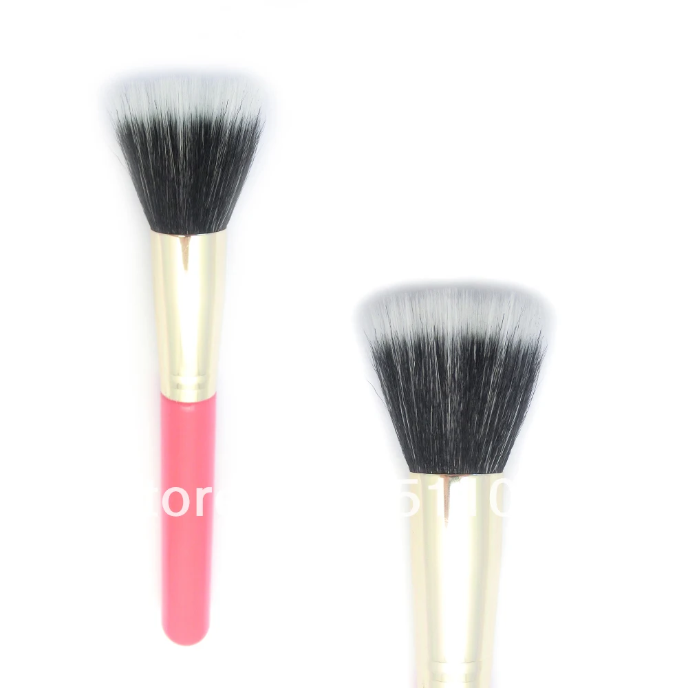 

F127 - Duo Fibre Makeup Cosmetic Dou Fiber Stippler Mineral Brush Blush Foundation Powder Beauty