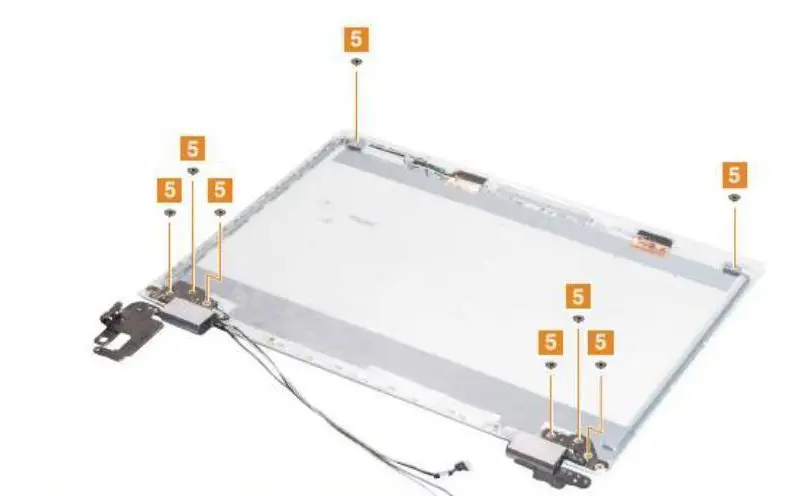 GZEELE Новинка 8 шт./лот шарнирные винты для Lenovo Flex 3 14 Φ Yoga 500 1470 1435 1480 задняя крышка