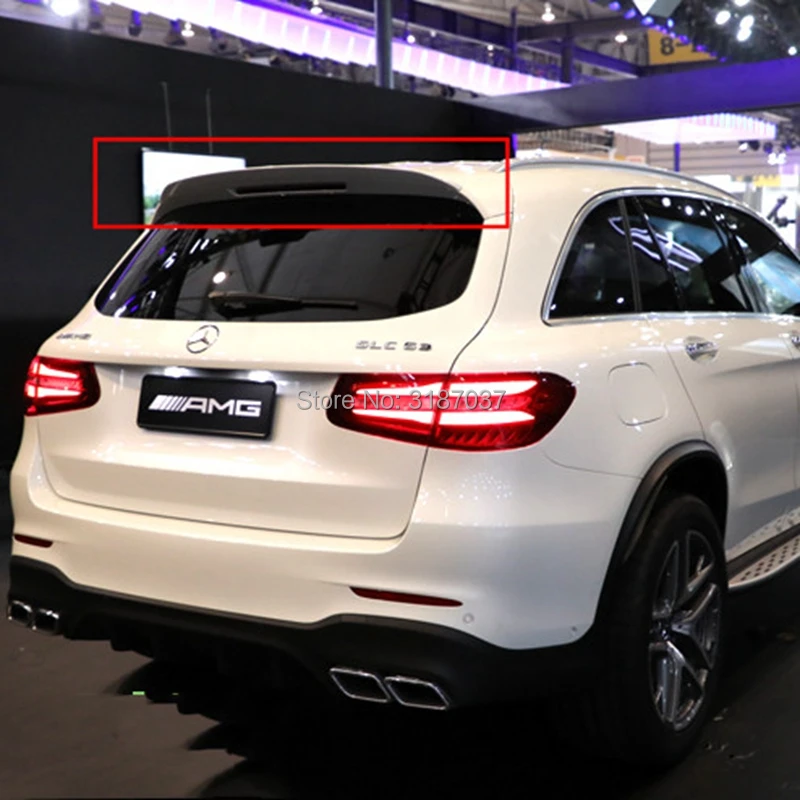 Для benz W253 glc 200 glc260 glc300 внедорожник ABS пластиковый Неокрашенный Цвет задний спойлер на крыше крыло багажника губ загрузки покрытие автомобиля для укладки