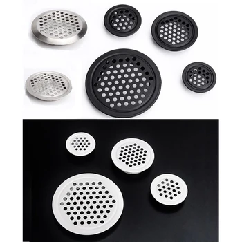 

30Pcs/Lot round stainless steel Air Vent Ventilator Grille For Closet Shoe Cabinet