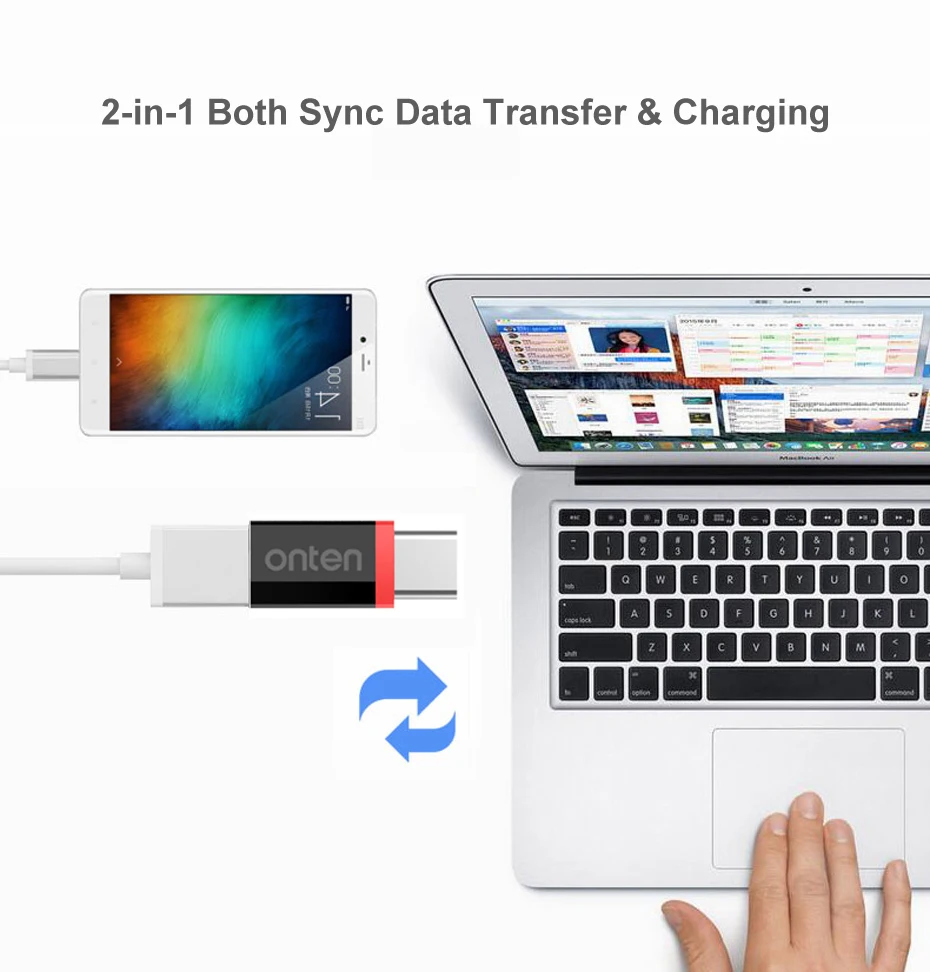 Type C to Micro USB Connector Adapter Type C Micro USB Converter 3