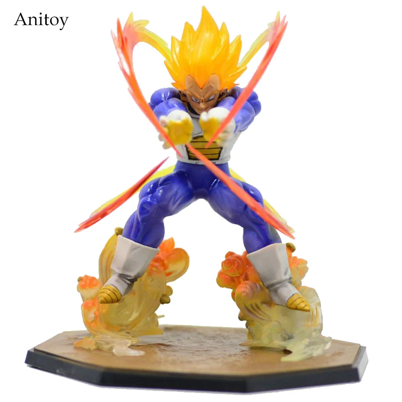 

Retail Wholesale Anime Dragon Ball Z Super Saiyan Vegeta Battle State Final Flash PVC Action Figure Collectible Model Toy 15CM