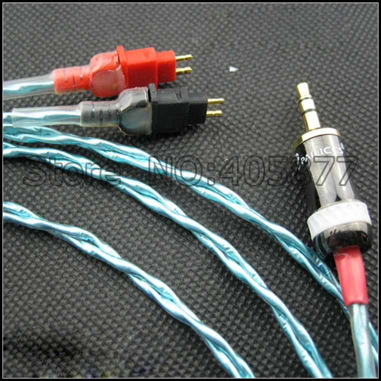 audio white lighting silver plated update headphone cable for HD650 HD600 HD580 HD25