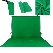 3X4M Cotton Chromakey Muslin Background Backdrops For Photography Studio Lighting Solid Color Photo Studio Green Screen 3x2m green screen photography valentine backdrop cotton muslin backgrounds for photo studio chromakey background