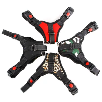 

Adjustable Reflective Rope Nylon Handle Durable Harness Collar For Medium Large Dogs Outdoor Walking Dogs Harness Pets Supplies
