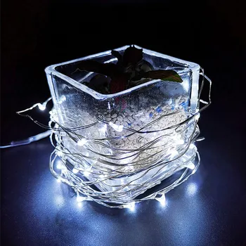 

Silver Wire LED String 1M 2M 3M 5M 10M Warterproof LED String Lamp Fairy lights New Year Xmas Wedding Decoration Indoor