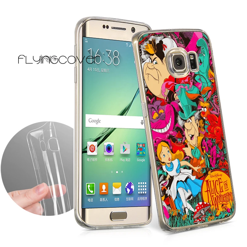 Coque Alice in Wonderland Clear Soft TPU Silicone Cover for Samsung Galaxy S9 S8 Plus S6 S7 Edge Note 8 5 4 3 S4 S5 Cases. |