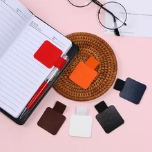 1 шт., самоклеющаяся кожаная ручка, зажим для карандашей, эластичная петля для ноутбуков, журналов, клипбордов, держатель для ручек, ручка для заправки