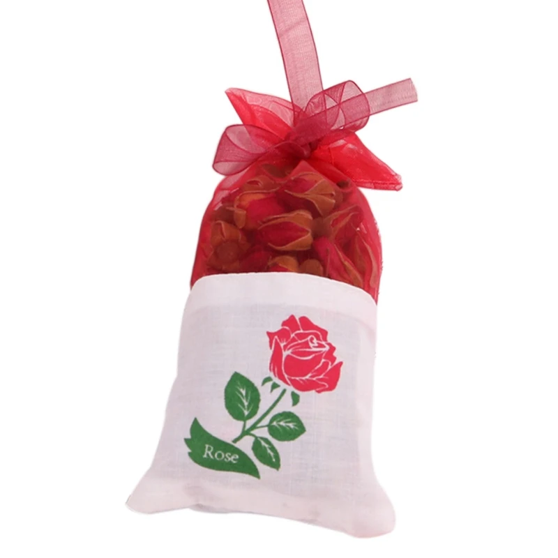1 шт. дезодорант для автомобиля гардероб саше для одежды ароматный пакет натуральные сухоцветы бытовой Саше - Цвет: Rose