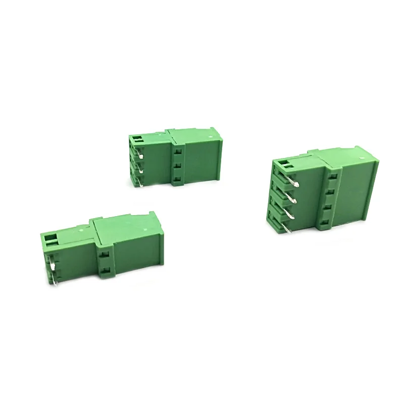 Шаг 5 08 мм 2P 3P 4P Штекерная Клеммная колодка PCB 2edgka 2edgr прямоугольный штырь
