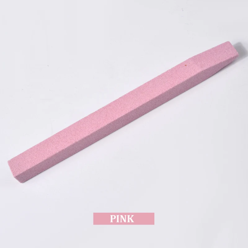 1 шт. уникальный камень пилочка для ногтей для удаления кутикулы Триммер буферный инструмент для дизайна ногтей розовый зеленый 2 цвета на выбор