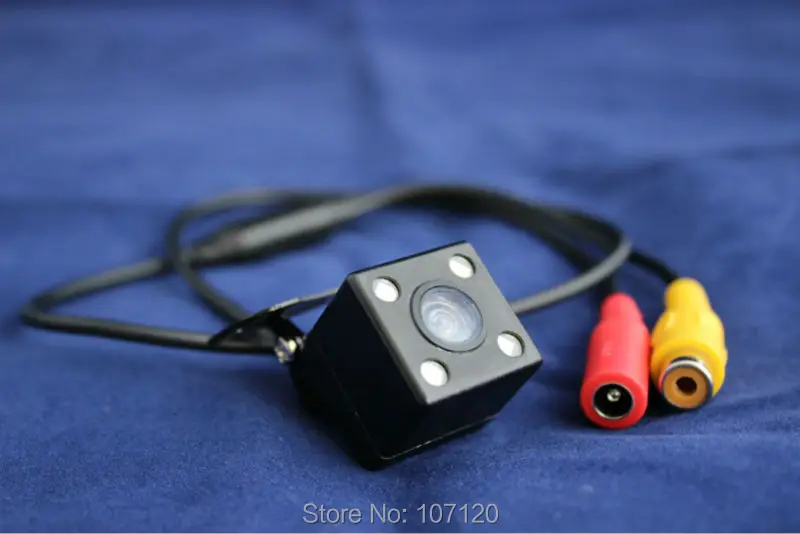 Free shipping 4 LED Night Vision12v input450 TV Lines 170degree wide angleWaterproofCar Rear view reverse camera