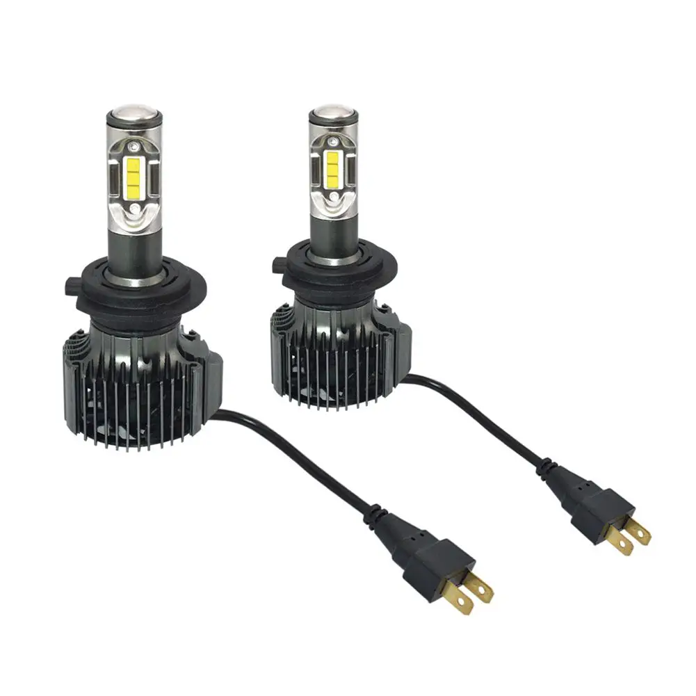 

2x V2 H7 DC11-30V Car Headlights Low Beam White, 72W, lumens 8400LM, Titanium gray