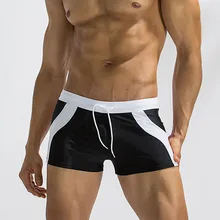 Мужские плавки в стиле пэчворк, мужские плавки для серфинга, пляжная одежда, мужские плавки для плавания, боксерские шорты для геев, Быстросохнущий костюм для серфинга