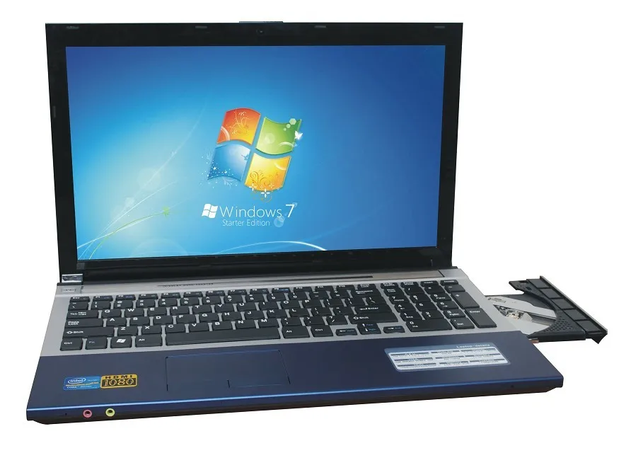 Meilleur 8G DDR3 + 2000G HDD jeu Ordinateur Portable 15.6 pouces Intel Pentium N3520 Quad core Windows 10 Portable ordinateur Intégré WIFI Bluetooth DVD RW