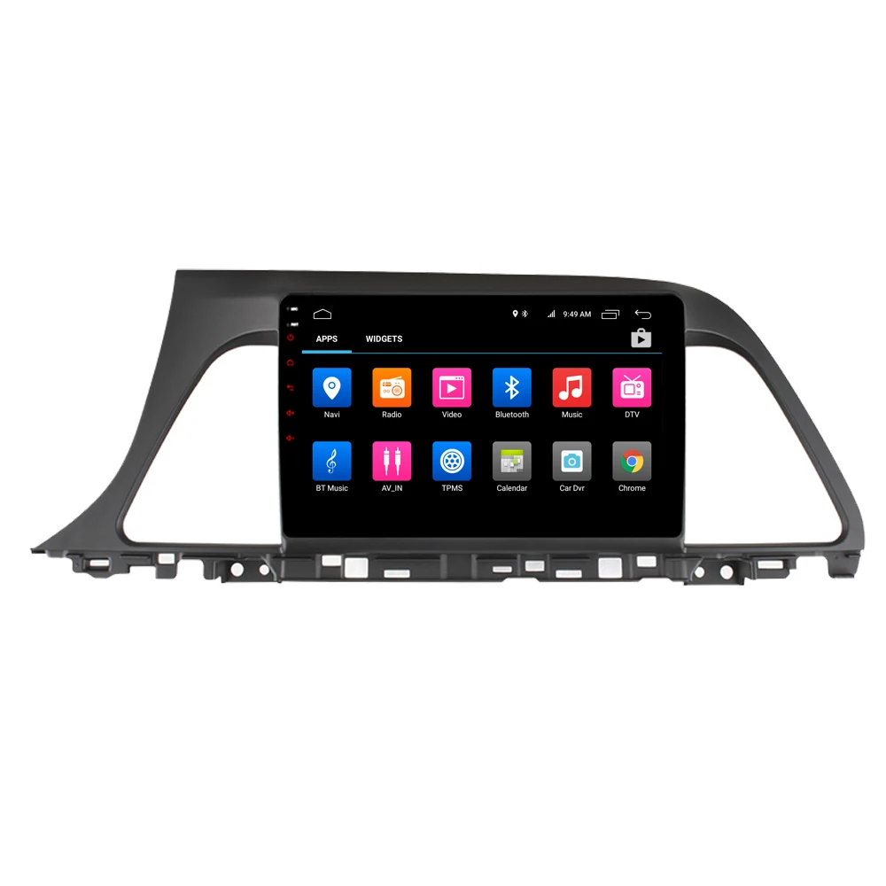 Top RoverOne Android 9.0 Car Multimedia System For Hyundai Sonata 9 LF 2015 - 2017 Octa Core 4G+32G Radio GPS Navigation DSP Player 3