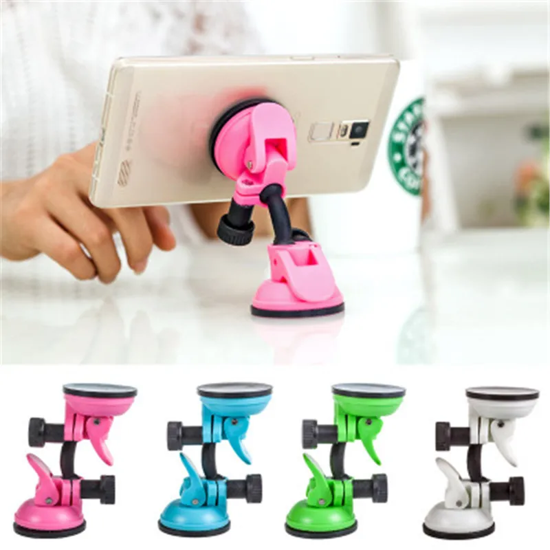 

2019 new lazy mobile phone tablet holder No trace suction cup can rotate car phone holder car navigation rack