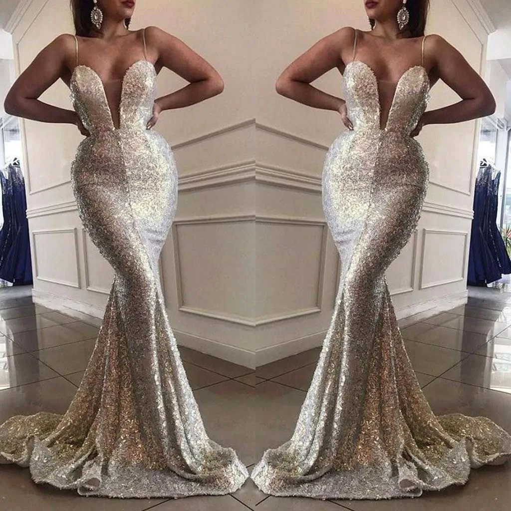 

2019 Fashion Party Dinner Dress Women Sexy Hot Stamping Camis Back Hollow V-Neck Long Elegant Gown Dresses vestidos femme mujer