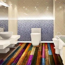 Beibehang papel де parede Декоративные интерьерные обои классический ретро цвет деревянный паркет Гостиная Ванная комната 3d полы