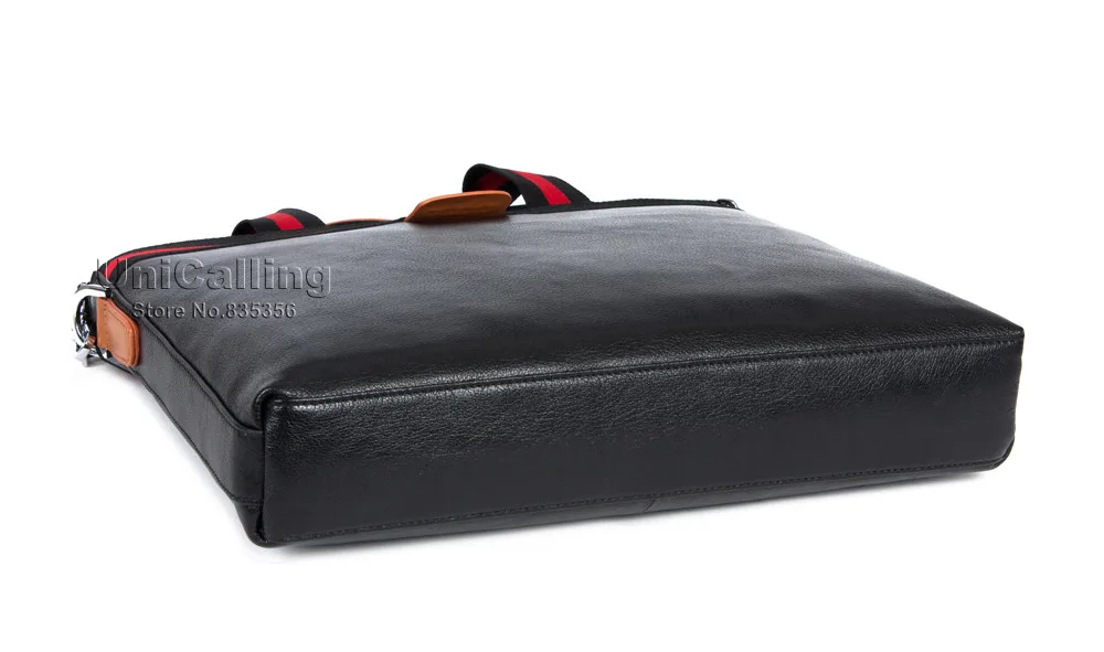 Модная брендовая кожаная сумка для ноутбука Мужская Высококачественная коровья кожа натуральная кожа мужской портфель мужской кожаный портфель сумка
