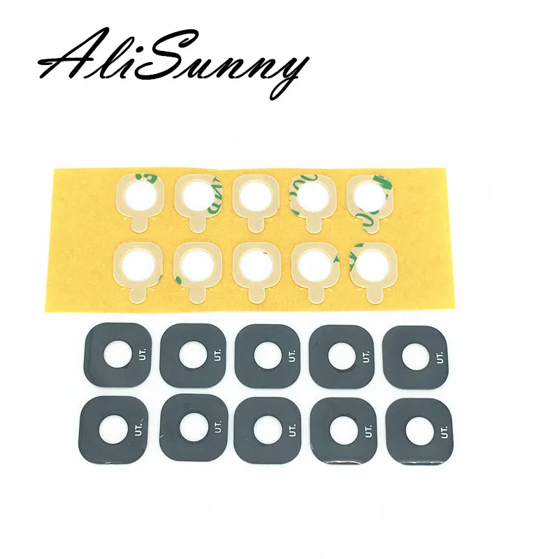 

AliSunny 10pcs Back Camera Glass Lens for Samsung Galaxy S7 Edge G930F S8 Plus S8+ Rear Frame Cover 3M Sticker