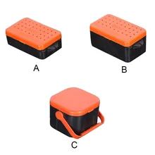 Приманка для рыбалки коробка ABS пластик 2 отделения многофункциональная снасть аксессуары MC889