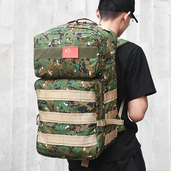 

New Style 55L Waterproof Outdoor Travel Tactical Backpack High Quality Military Backpacks Unisex Camping Mountaineering Bag