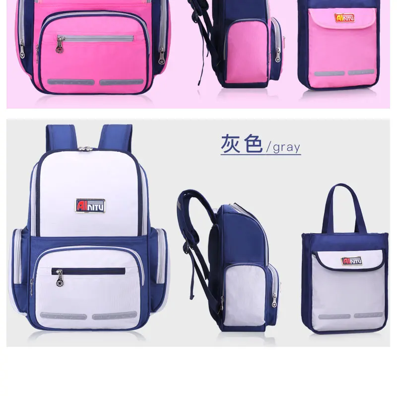 Водонепроницаемый детский школьный рюкзак для девочек и мальчиков, детский Ранец, ортопедический рюкзак, школьный рюкзак для начальной