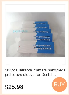500 шт. Intraoral камера наконечник защитный рукав для зубов Intraoral камера