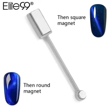 Elite99 с двойной головкой магнит магический 3D Гель-лак для ногтей инструмент для маникюра сильный эффект кошачьих глаз Квадратный Круг Гель-лак для ногтей инструмент