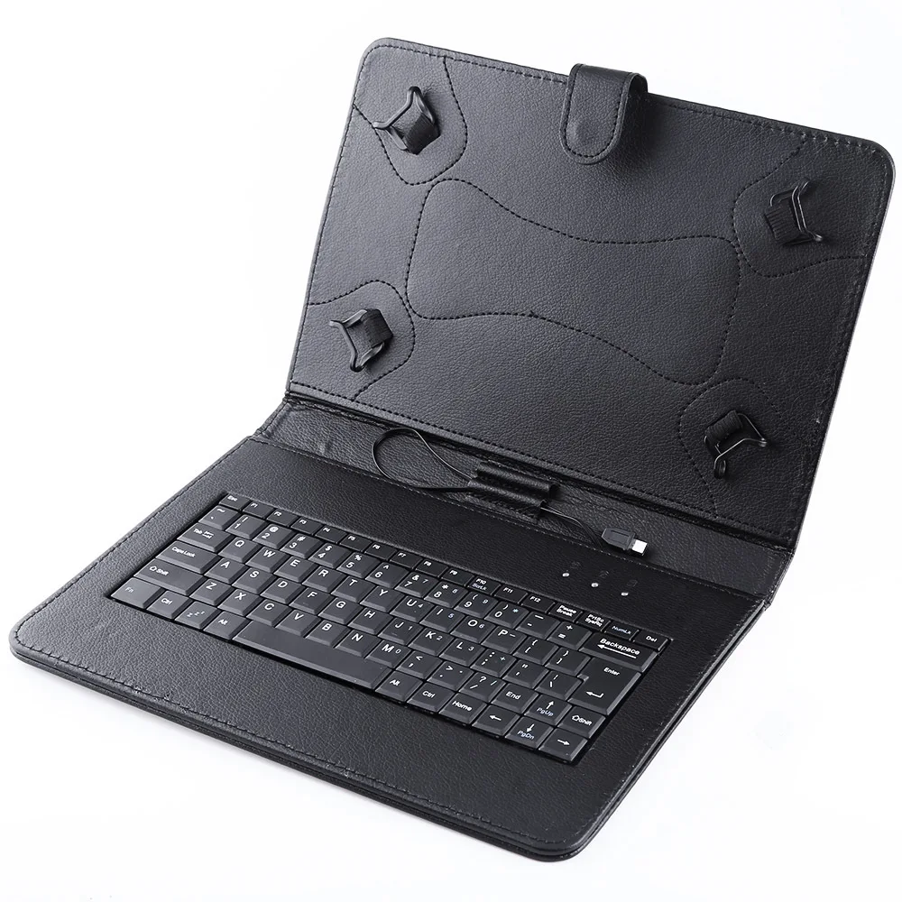 " 8" напечатанный кожаный флип-чехол с подставкой с микро-usb клавиатурой для samsung Galaxy Tab E Lite 7,0 SM-T113 Tab A 8,0 T350 T355 T357