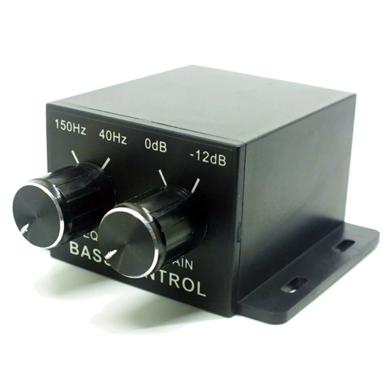 Автомобильный усилитель мощности регулятор Аудио Бас Сабвуфер эквалайзер кроссовер контроллер 4 RCA Регулировка уровня громкости