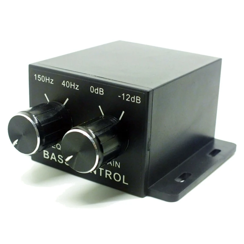 

Car Auto Power Amplifier Audio Regulator Bass Subwoofer Equalizer Crossover Controller 4 RCA Adjust Line Level Volume Amplifier
