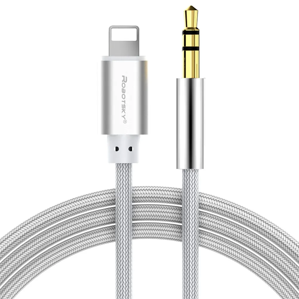 

Earphone Audio Cable Adapter For Iphone 7 8 Plus X 3.5MM Headphone Connector 3.5 MM For iphone7 Cable For IOS 10 11