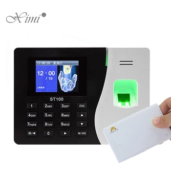 

Good Quality New Arrival Biometric Card Time Attendance ST100 With MF IC Card Fingerprint Time Clock