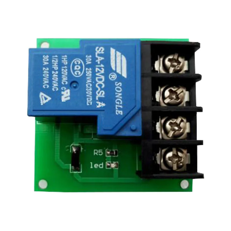 1 way 30A relay module high power relay control board single switch 5V / 12V / 24Vin Relays