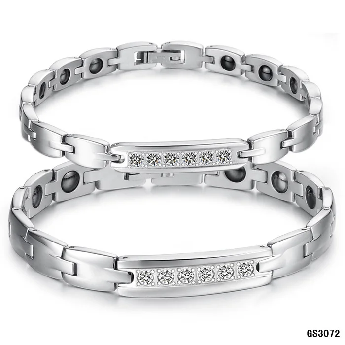 

JEWELRY BRACELET Healing 316L Stainless Steel Magnetic Bracelet stainless steel loves bracelet Korea style new fashion 1PCs 3072