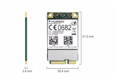 Модуль Huawei ME909u-521 Mini PCIe LTE (FDD) B1/B2/B3/B5/B7/B8/B20 | Компьютеры и офис