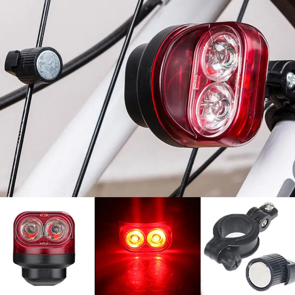 Berufs Radfahren Fahrrad Magnetische Induktion Licht Sicherheit Warnung  Hinten Reifen Lampe|Fahrradlicht| - AliExpress